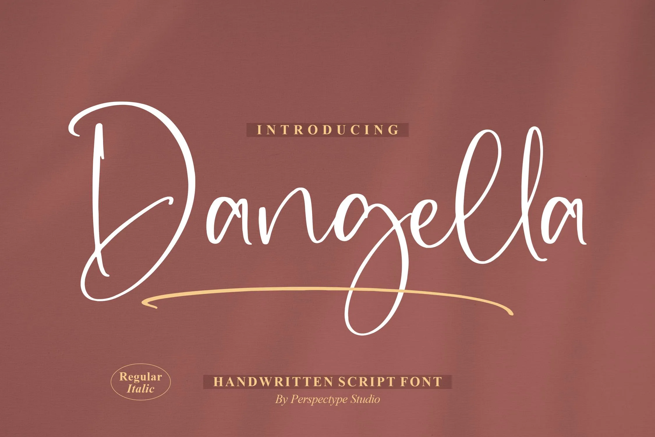 Dangella Font | Letterena Studios