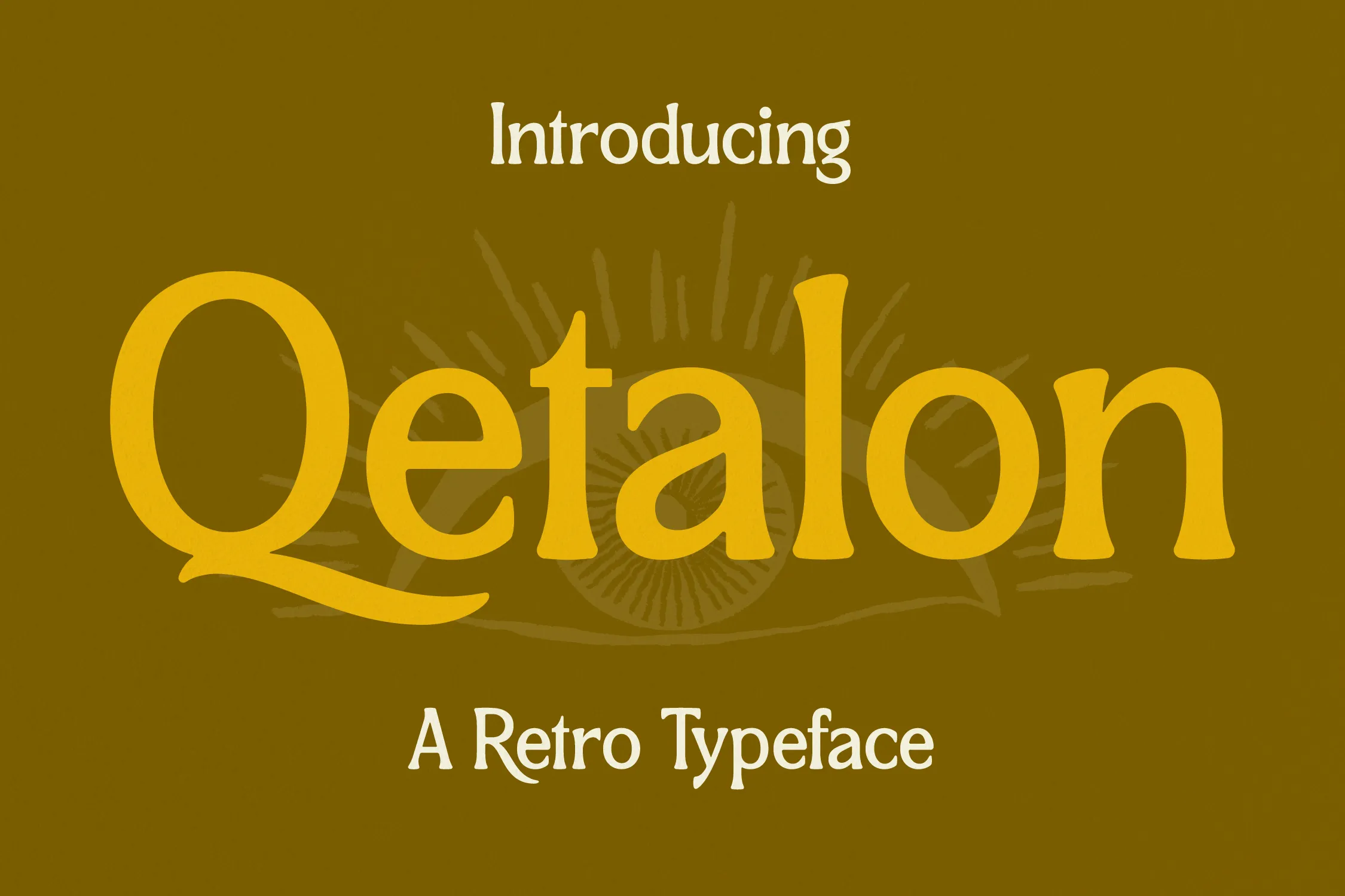 Quexon Lettering Design Qetalon Font | Letterena Studios